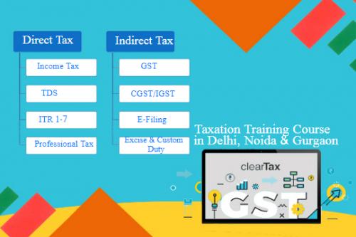 GST Course in Delhi, 110083, [GST Update 2024] by SLA Accounting Institute, Taxation and Tally Prime Institute in Delhi, Noida, August Offer'24 [ Learn New Skills of Accounting, BAT and  Taxation for 100% Job ] in ICICI Bank.